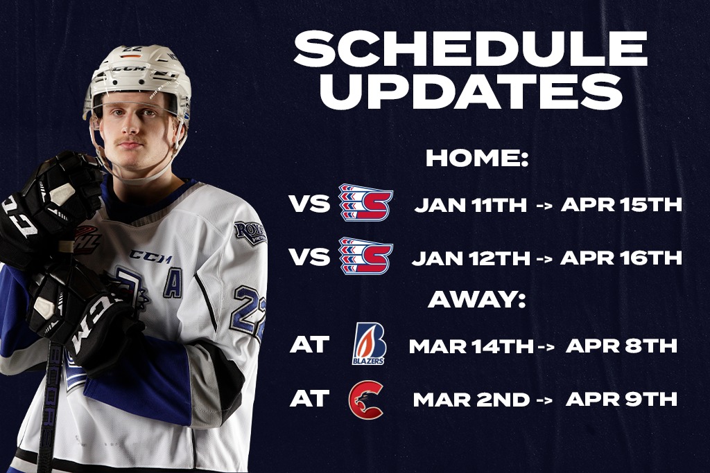 Royals Announce New Dates Victoria Royals