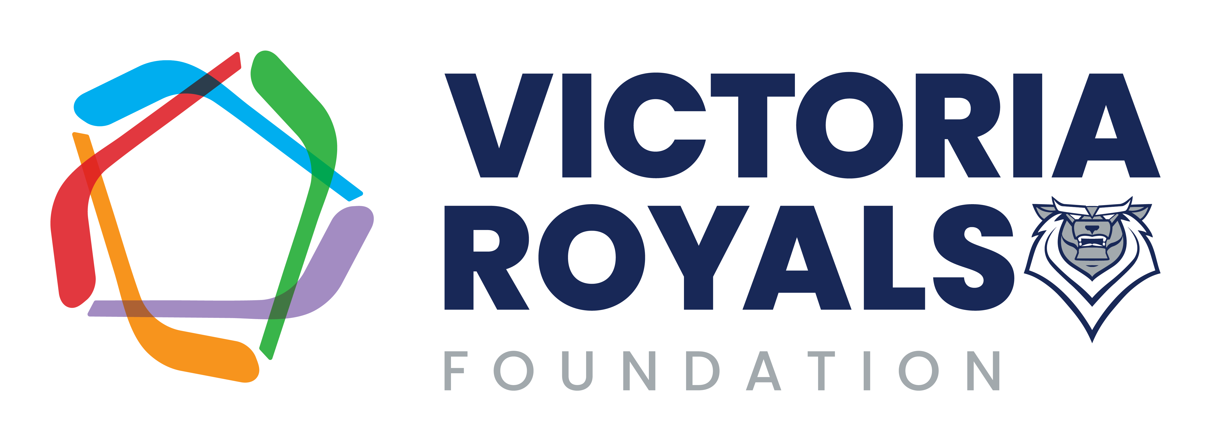 Victoria Royals Foundation logo wide