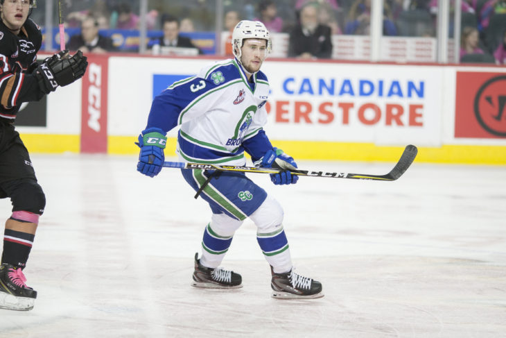 Defenceman Matthew Stanley will join the blue line of the University of Manitoba Bisons. Photo: Robert Murray/WHL