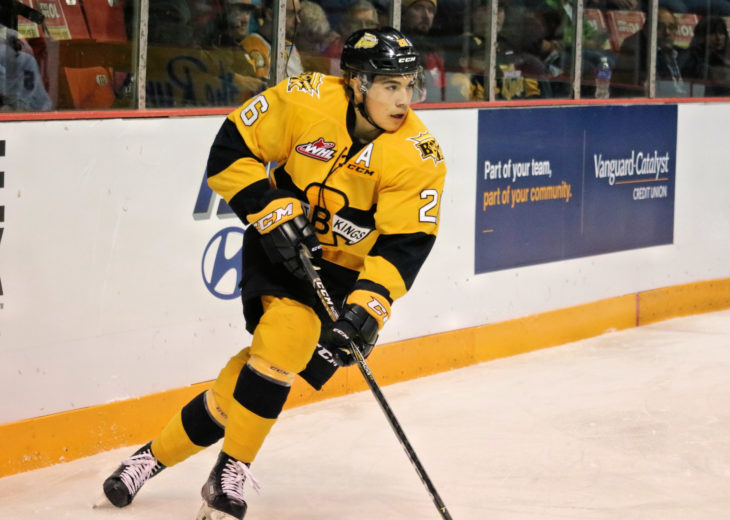 WHL Champion Linden McCorrister will join the University of Regina Cougars this season. Photo: Brandon Wheat Kings