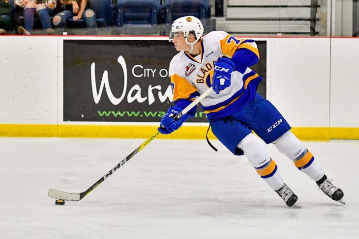 Dach played a key role for the Saskatoon Blades in 2018-2019