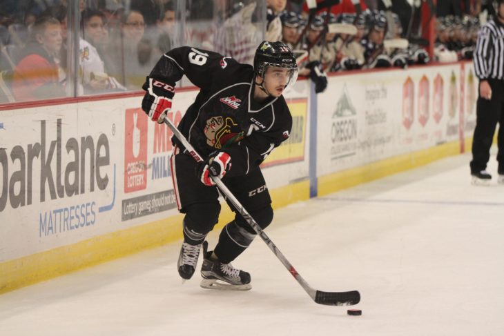 Nic Petan represented Canada at the World Juniors twice, winning gold in 2015.