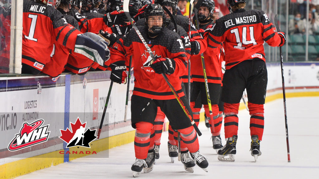 Stankoven Wins Gold With Canada At 21 Iihf U18 World Championship Kamloops Blazers