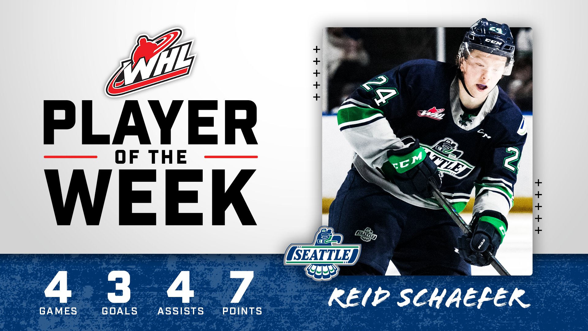 Thunderbirds forward Schaefer named WHL Player of the Week Canadian
