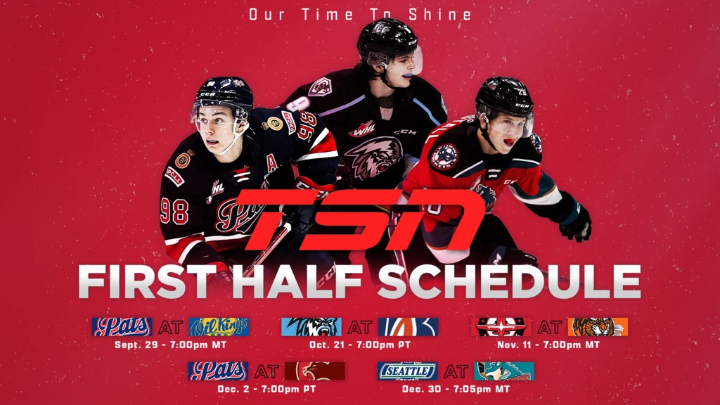 Five WHL games featured on CHL on TSN.ca digital broadcast schedule