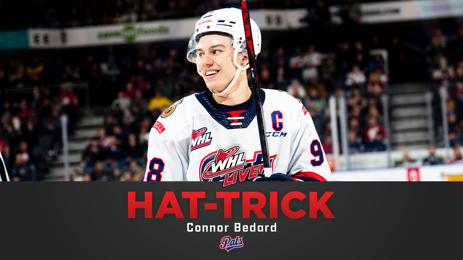 WHL Hat-Tricks - Connor Bedard - Western Hockey League